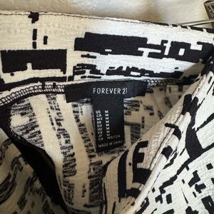 Forever 21 Monochrome Abstract shorts